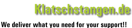 Klatschstangen - We deliver what you need for your support!!